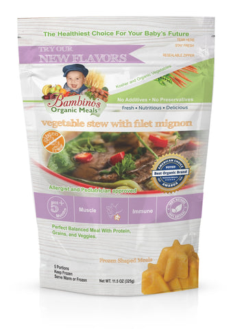 Vegetable Stew with Filet Mignon package